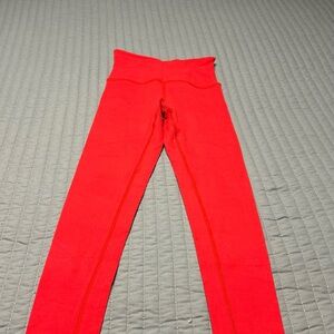 Beyond Yoga Red Leggings